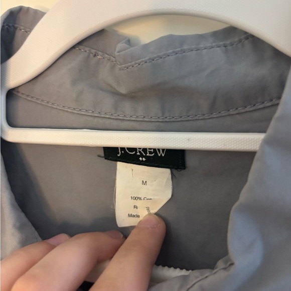 J. Crew Gray Utility Jacket Wrap Dress - Picture 9 of 9